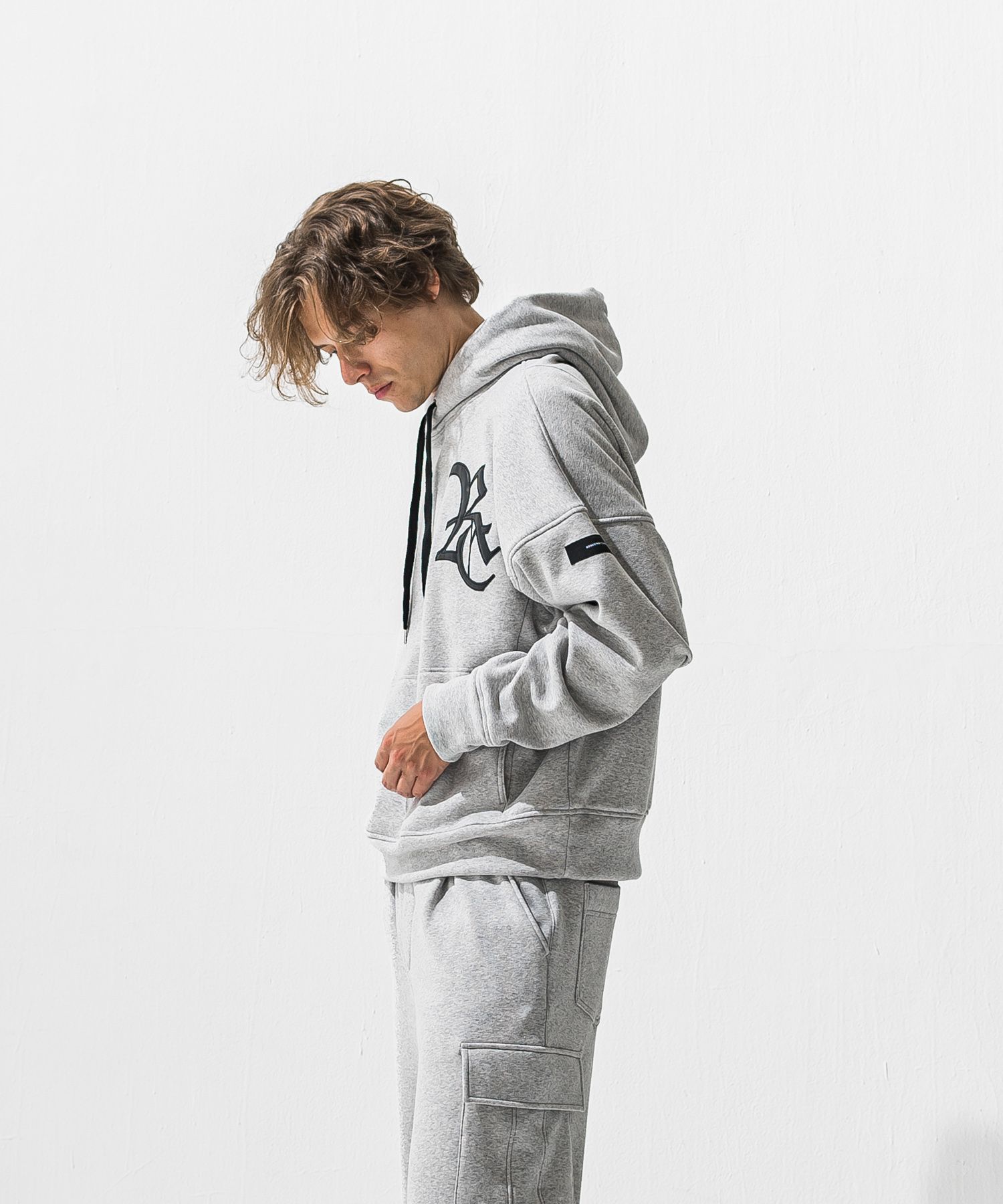 RC velours fleece hoodie