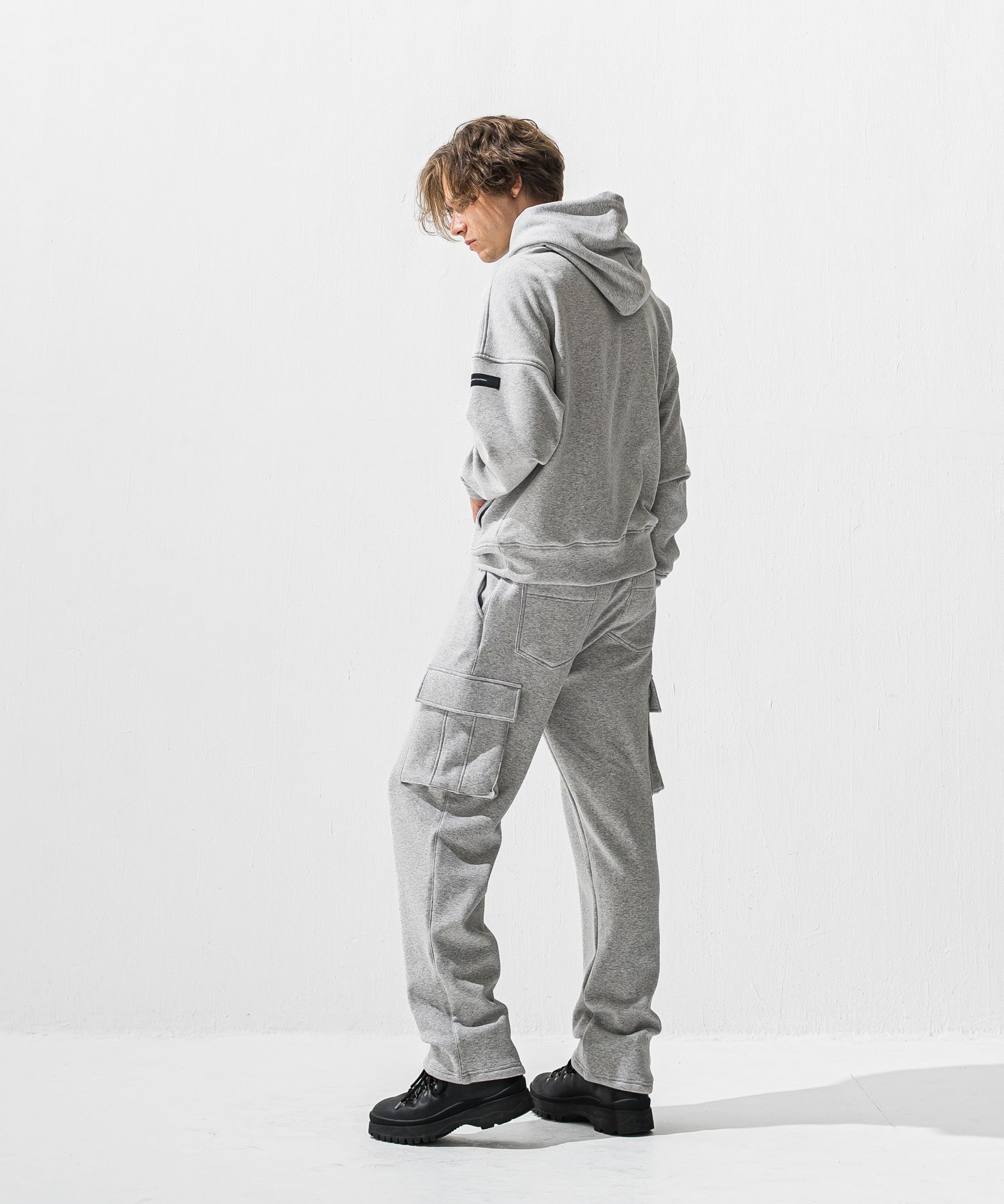 RC velours fleece hoodie