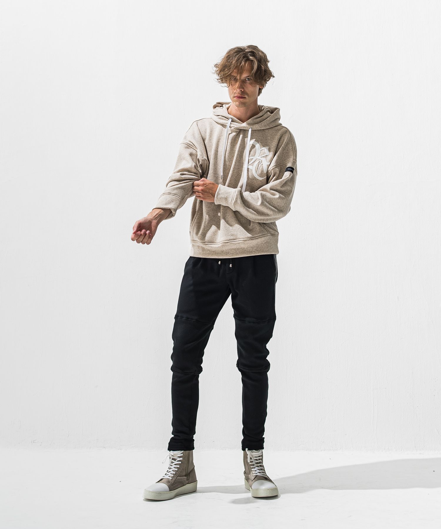 RC velours fleece hoodie