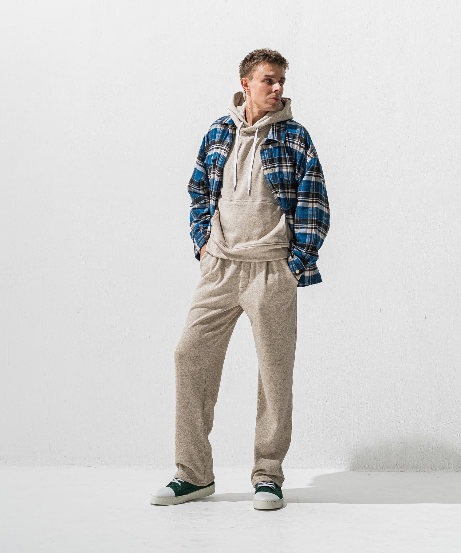 RC velours fleece hoodie