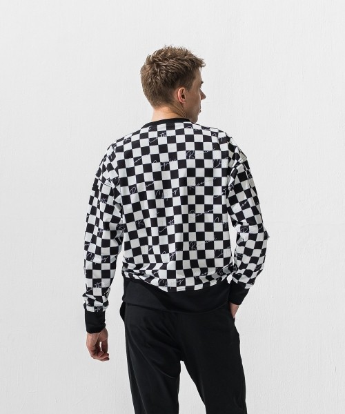 checker back fleece trainer