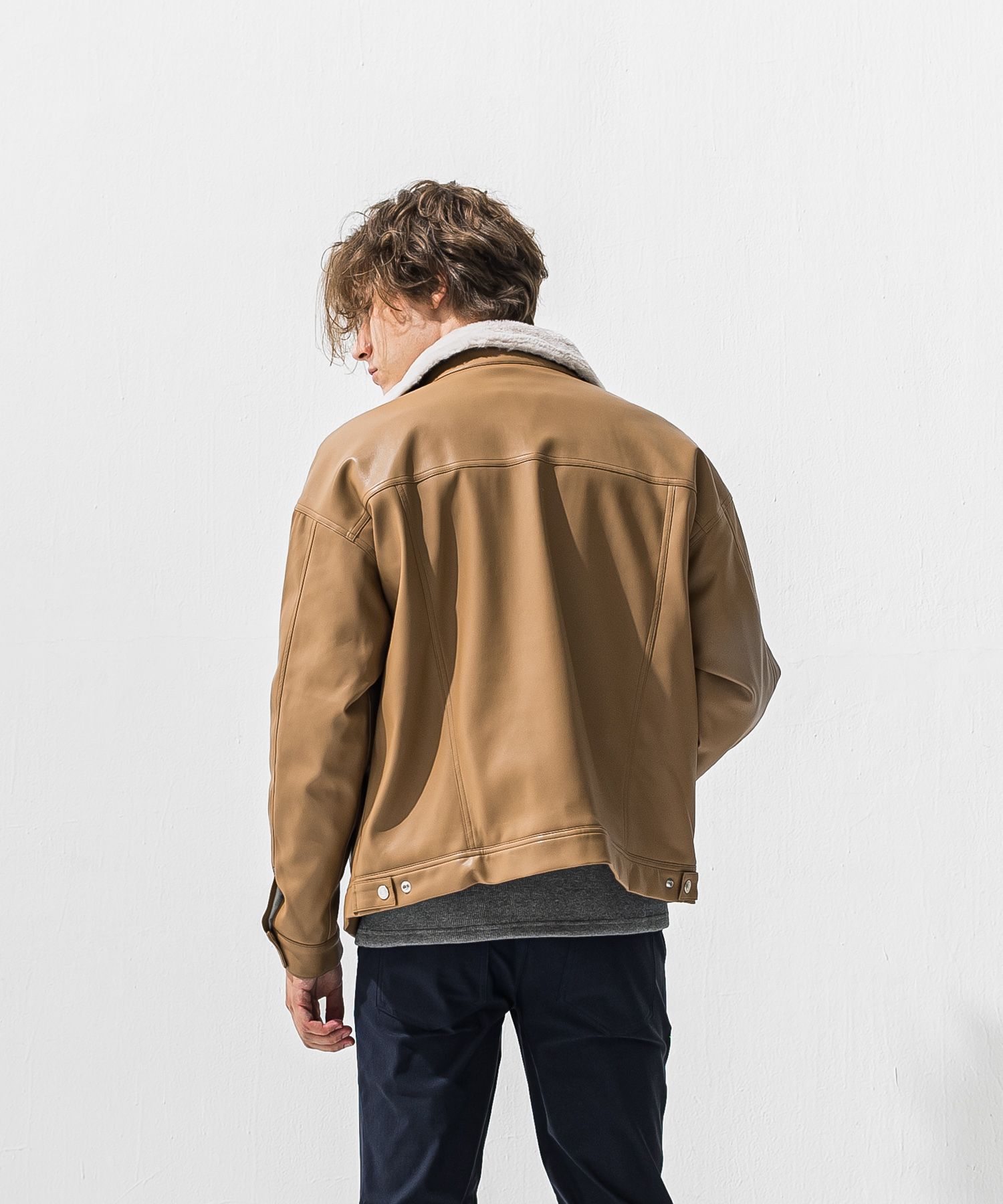 LEATHER FUR OVER  G
