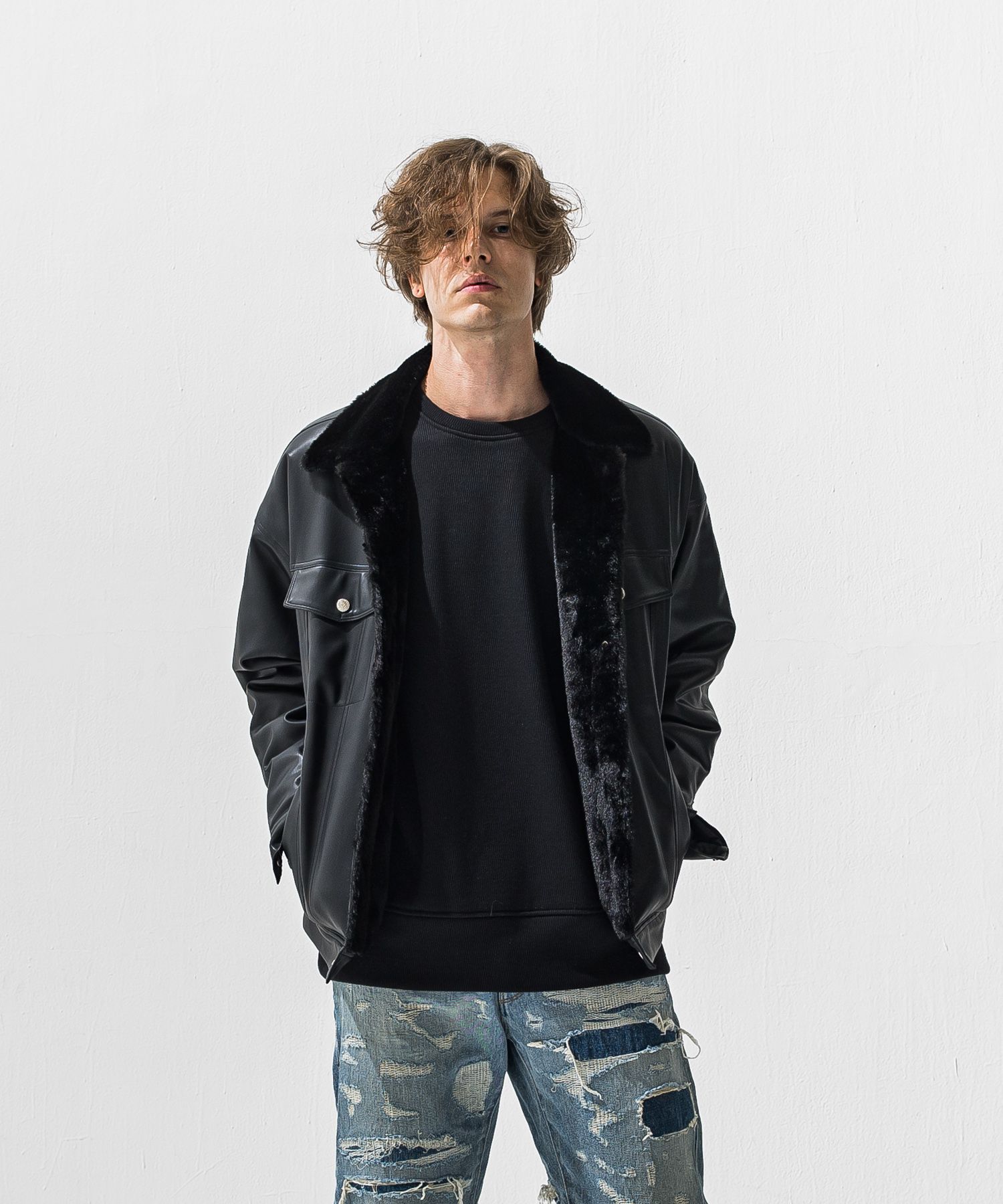 LEATHER FUR CAVER ALL