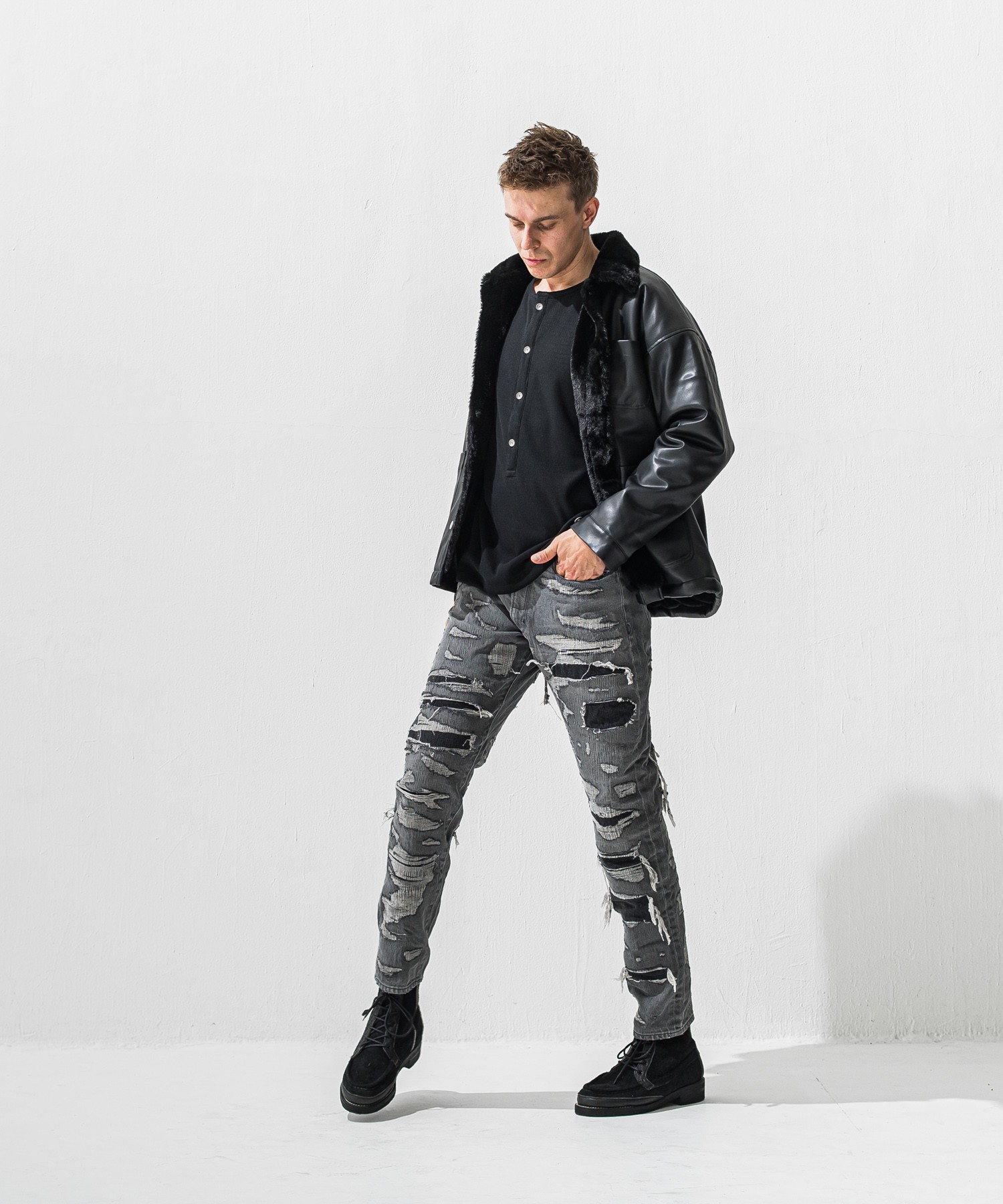 LEATHER FUR CAVER ALL