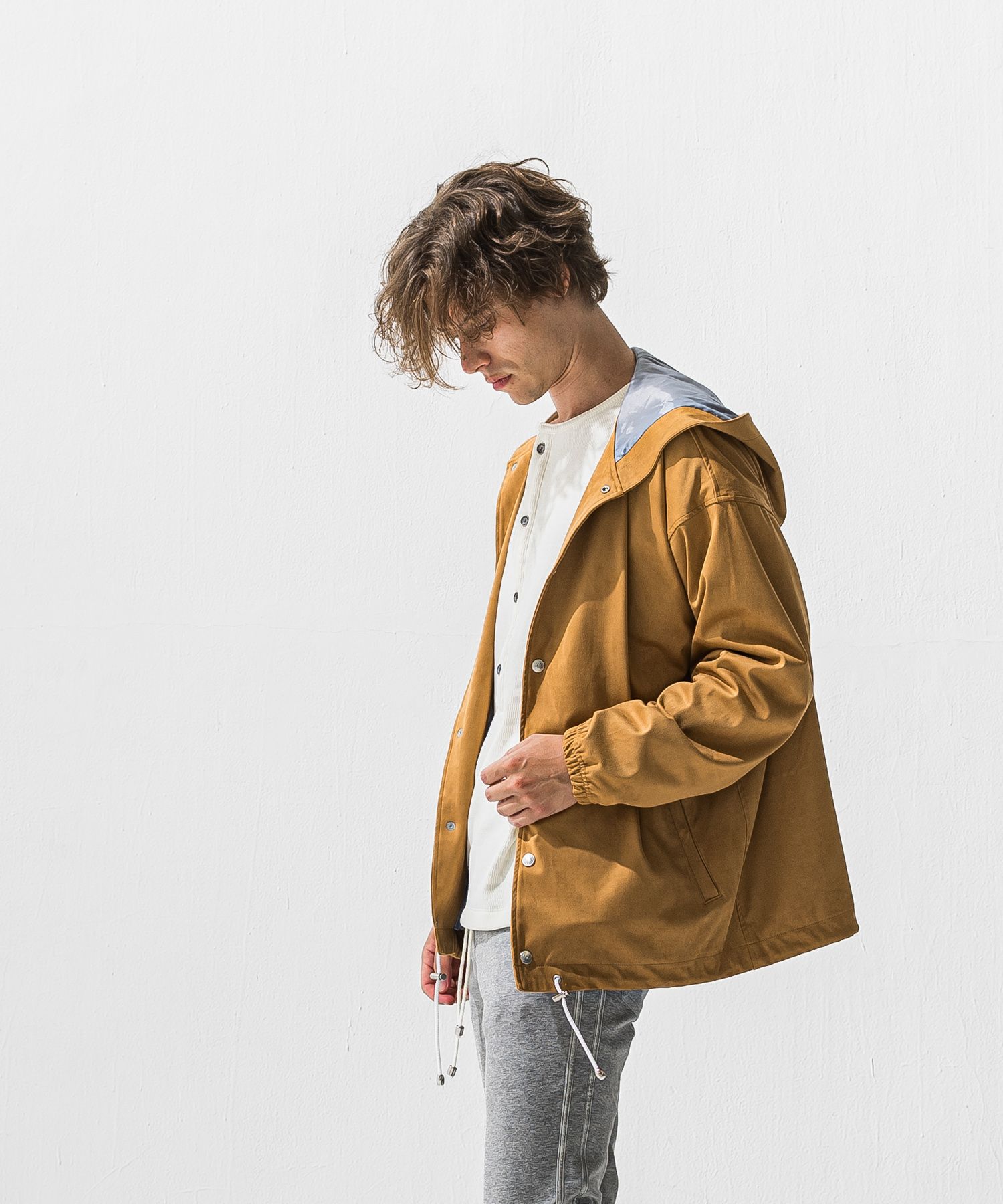 suede coach hoodie