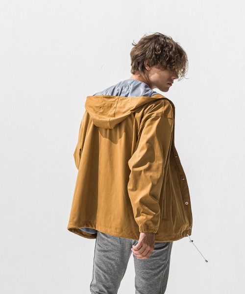 suede coach hoodie