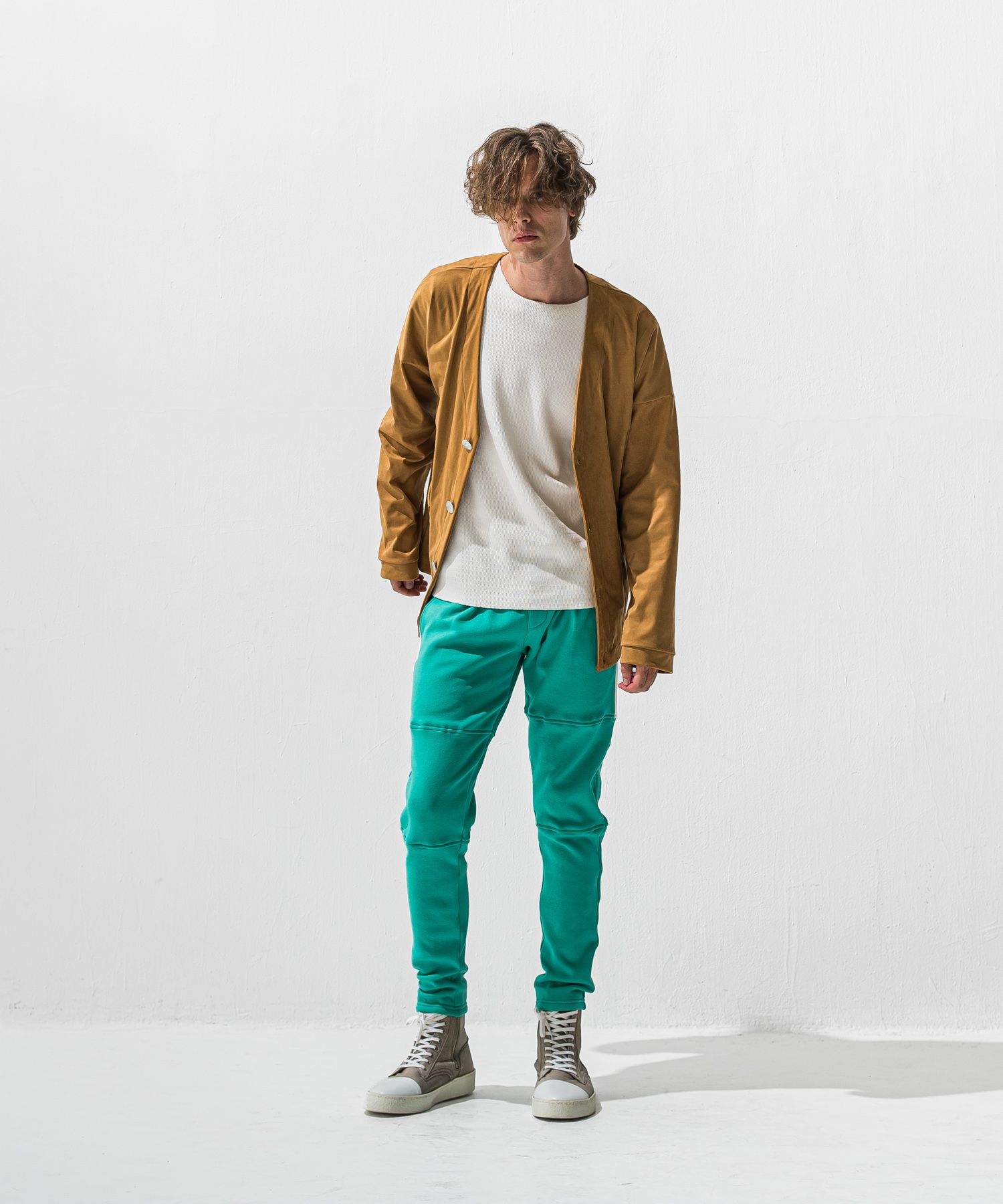 suede cardigan