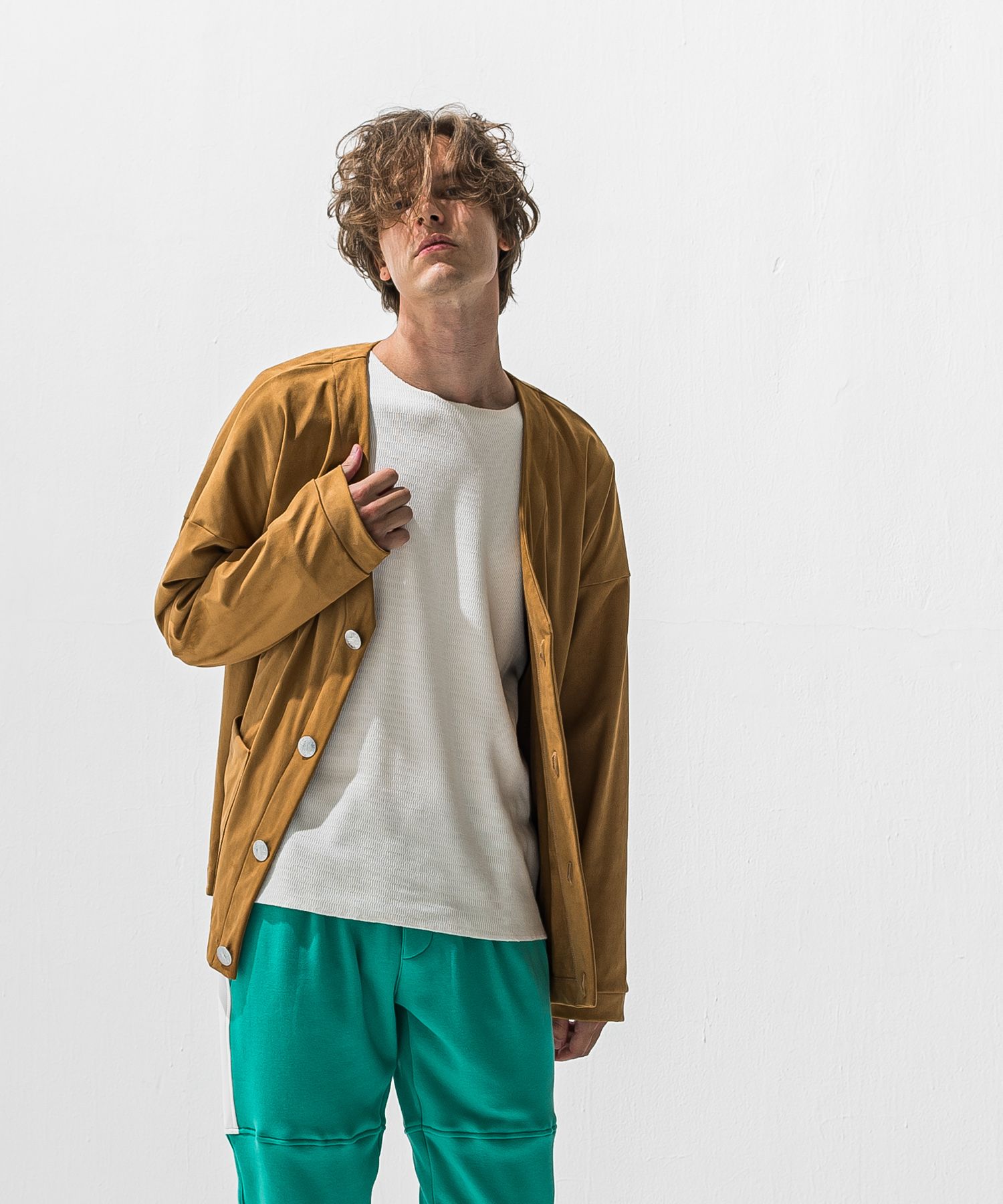suede cardigan