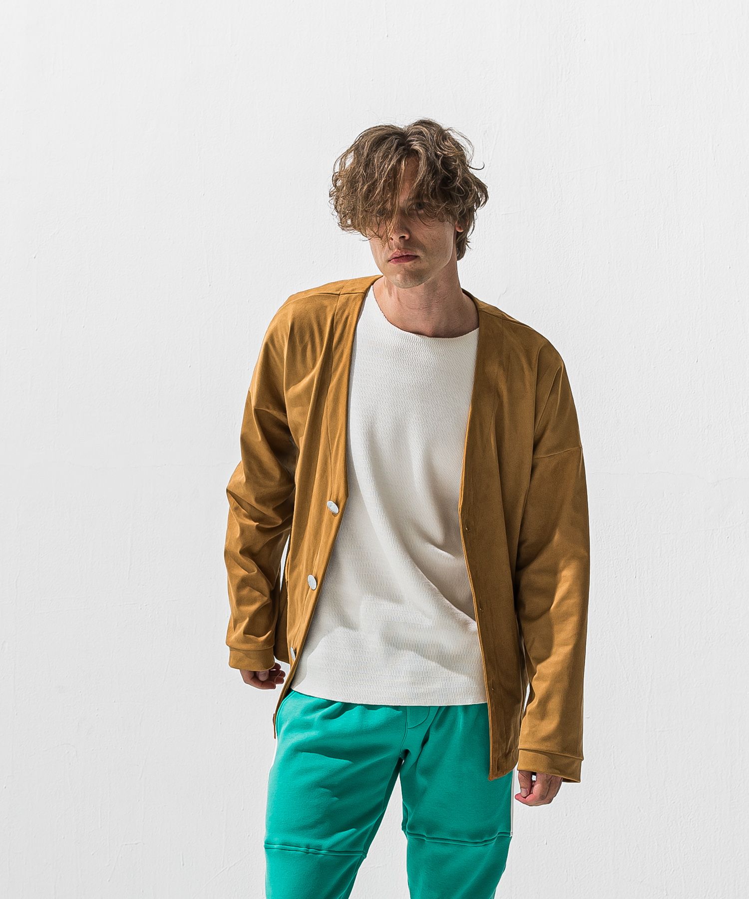 suede cardigan
