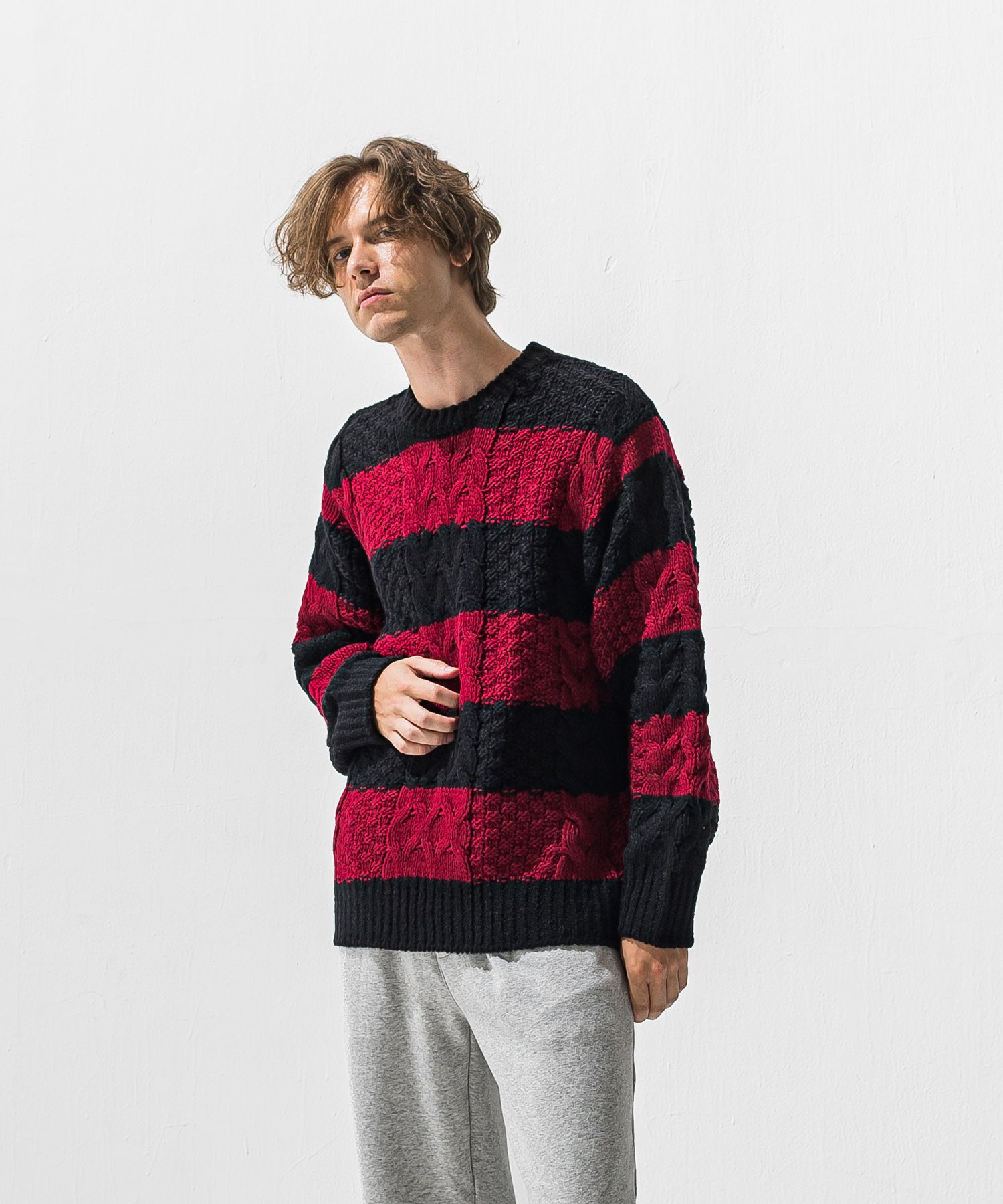cable law sweater