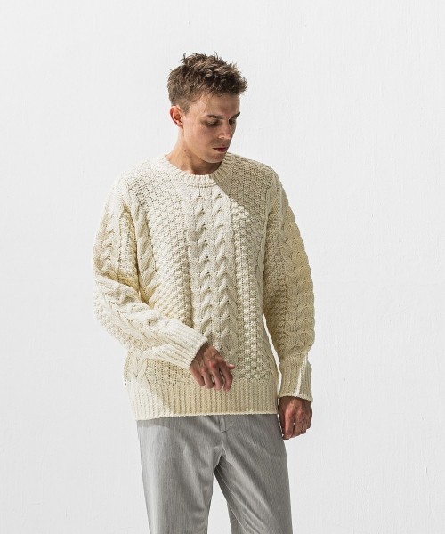 cable law sweater