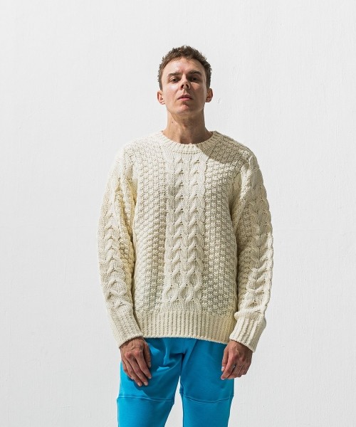 cable law sweater