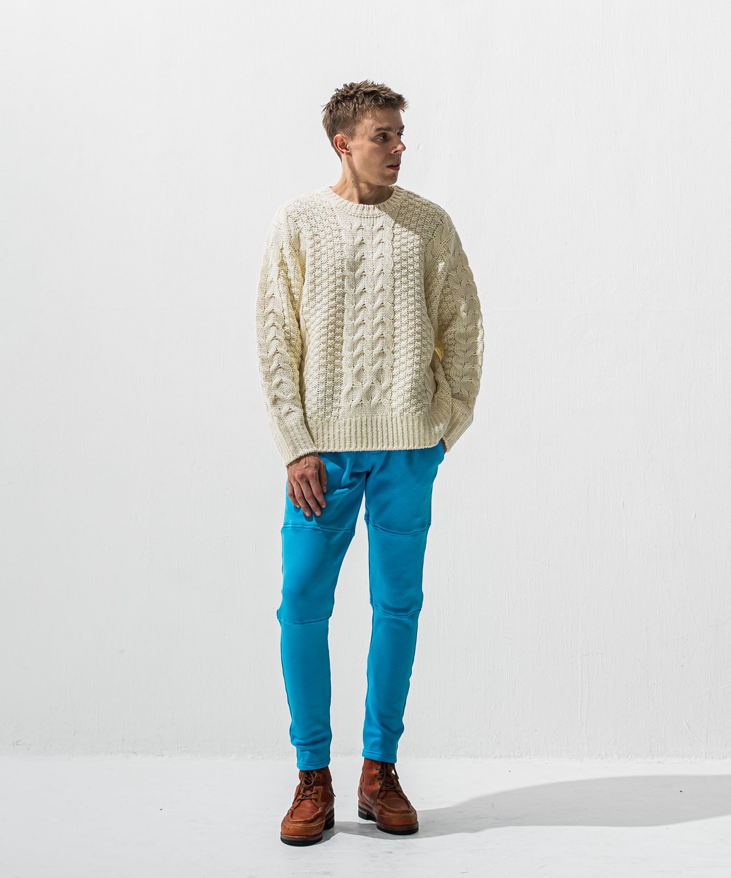 cable law sweater