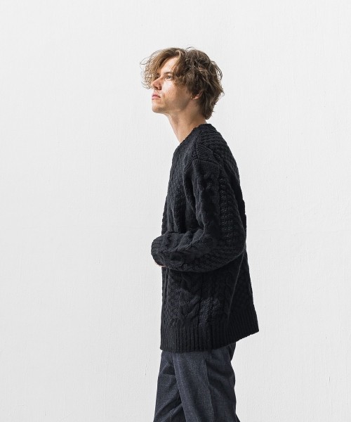 cable law sweater