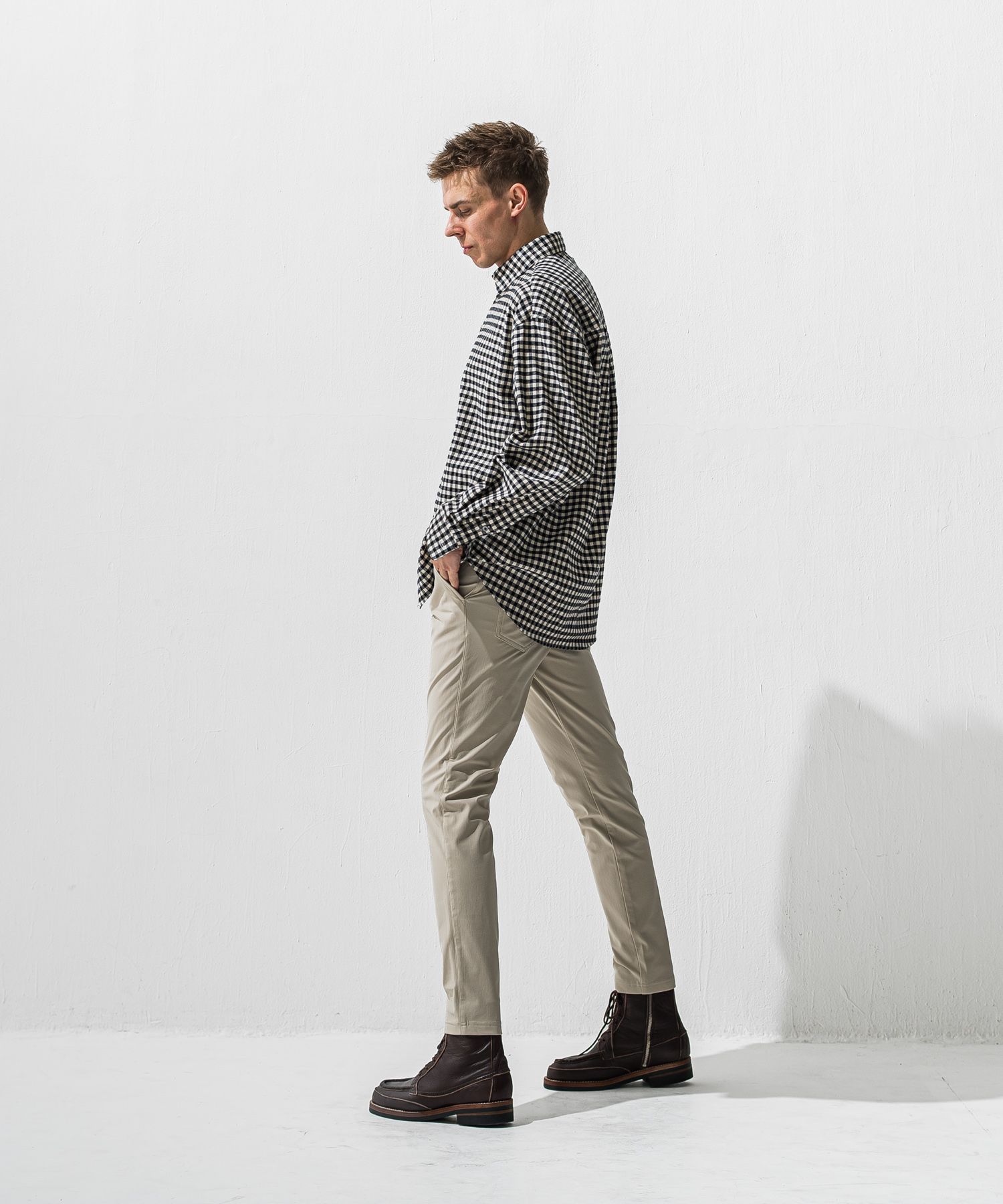 CHRIS　EASY HEAT TUCK PANTS