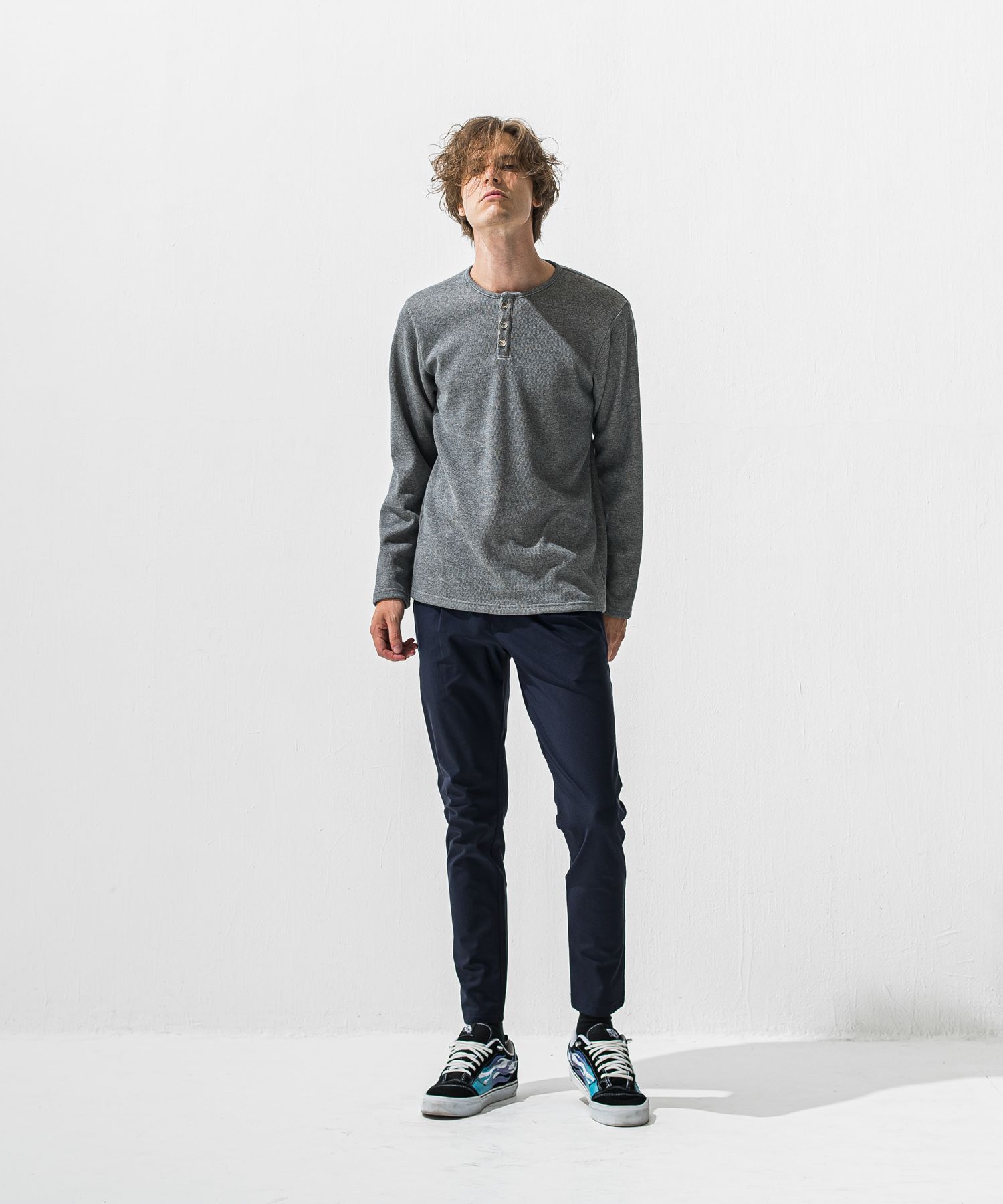 CHRIS　EASY HEAT TUCK PANTS