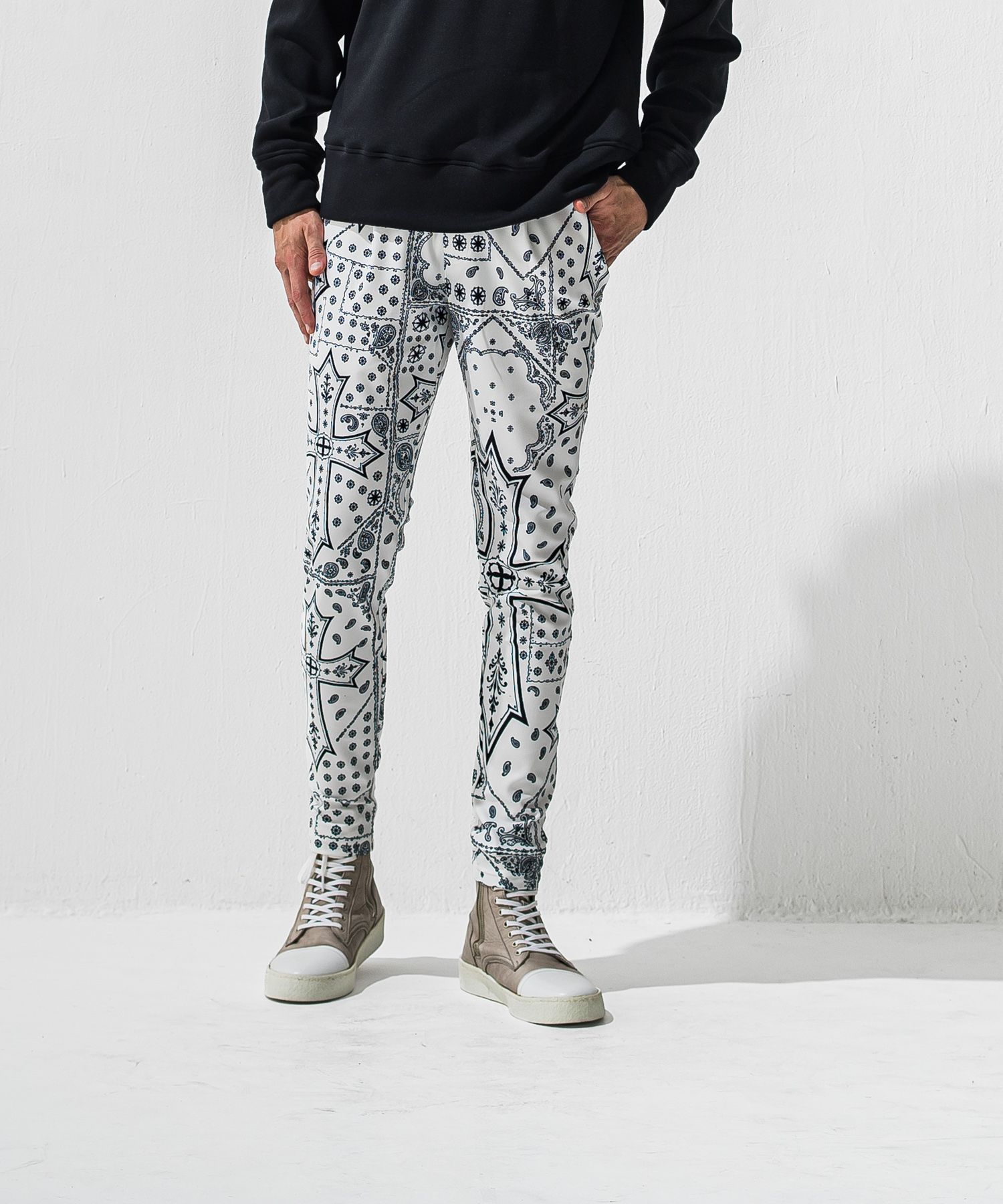 CHRIS　EASY　 TUCK PANTS