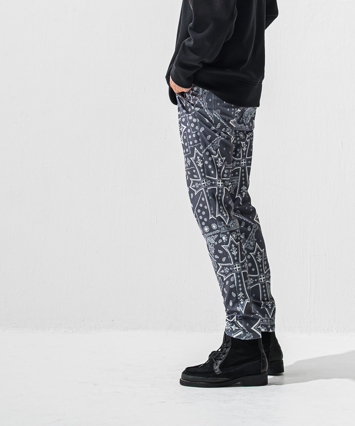 CHRIS　EASY　 TUCK PANTS