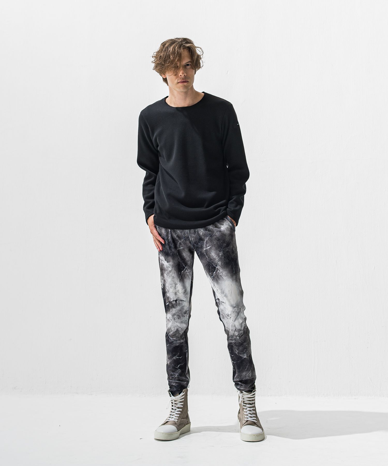 CHRIS　EASY　 TUCK PANTS