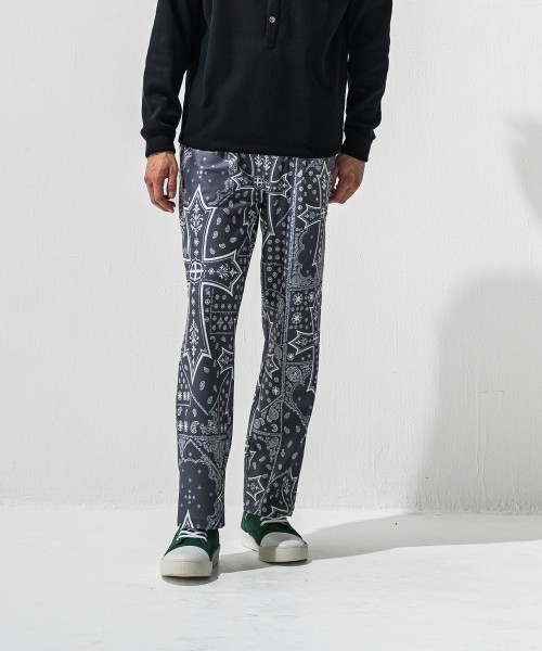 CHRIS　EASY  WIDE TUCK PANTS