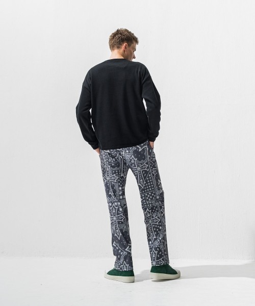CHRIS　EASY  WIDE TUCK PANTS
