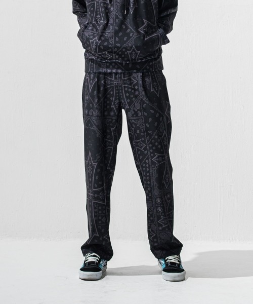 CHRIS　EASY  WIDE TUCK PANTS