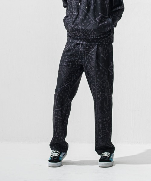 CHRIS　EASY  WIDE TUCK PANTS