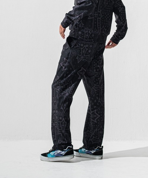 CHRIS　EASY  WIDE TUCK PANTS