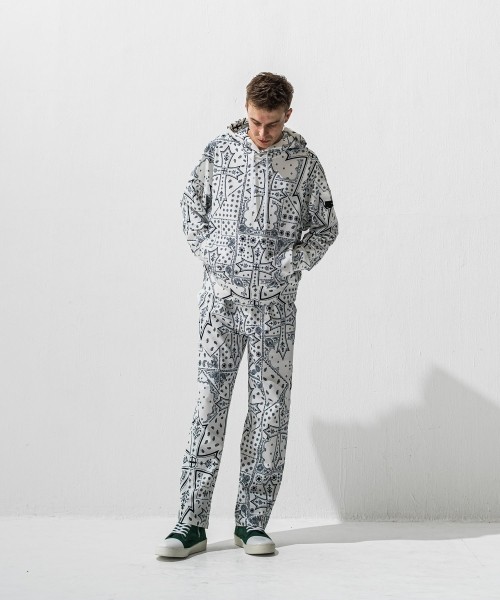 CHRIS　EASY  WIDE TUCK PANTS
