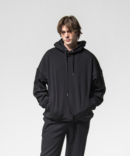  suede loose hoodie