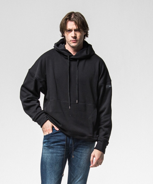  suede loose hoodie