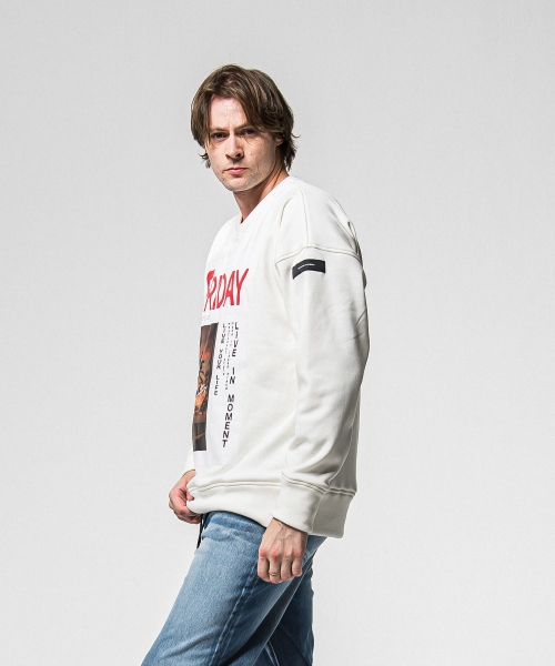 FRIDAY OLD COVER velours fleece trainer