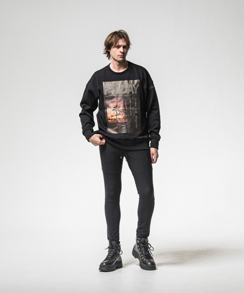 FRIDAY OLD COVER velours fleece trainer