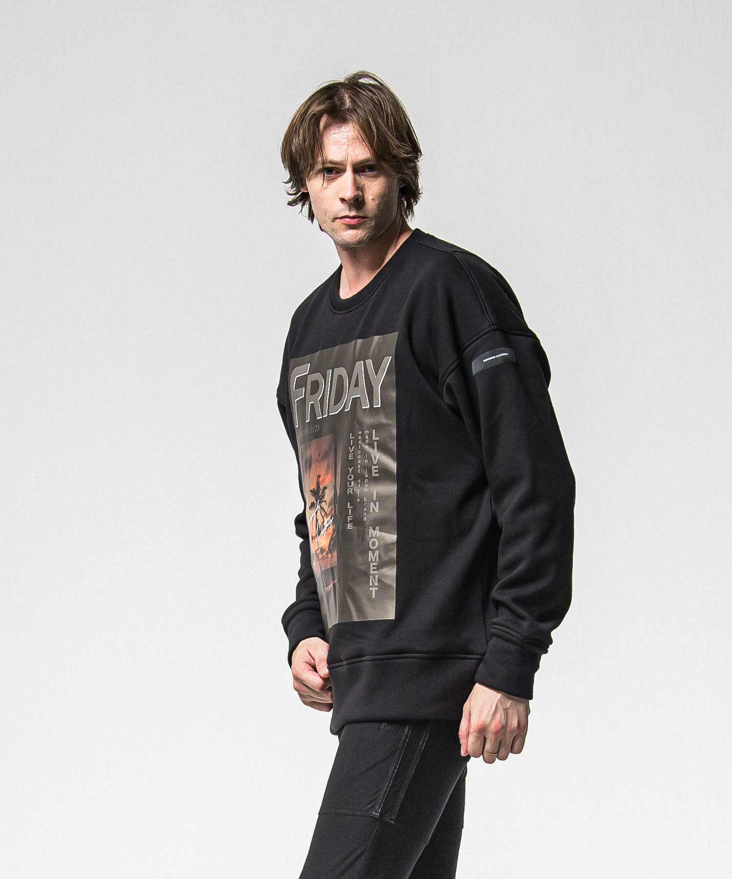 FRIDAY OLD COVER velours fleece trainer