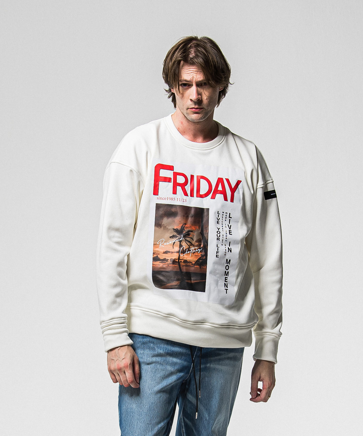 FRIDAY OLD COVER velours fleece trainer