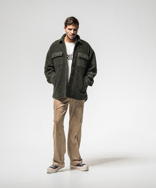 FRAIDAY old logo  velours fleece trainer