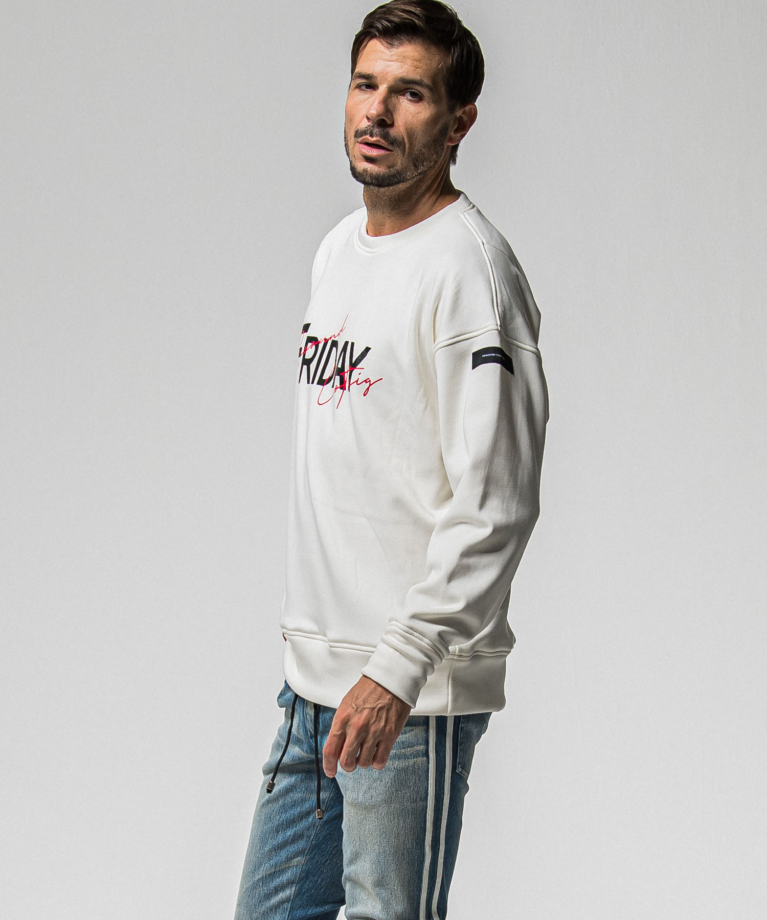 FRAIDAY old logo  velours fleece trainer