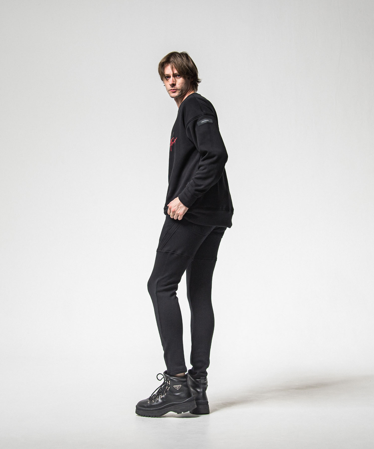 FRAIDAY old logo  velours fleece trainer