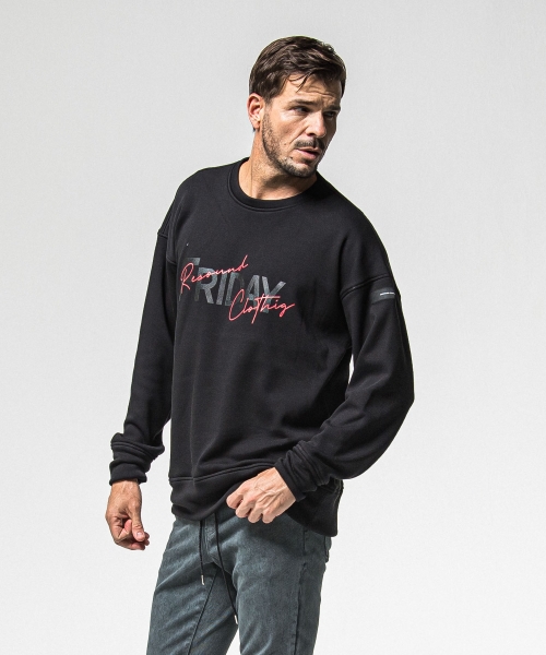 FRAIDAY old logo  velours fleece trainer