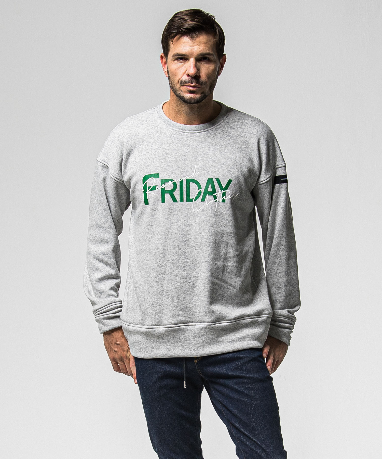 FRAIDAY old logo  velours fleece trainer