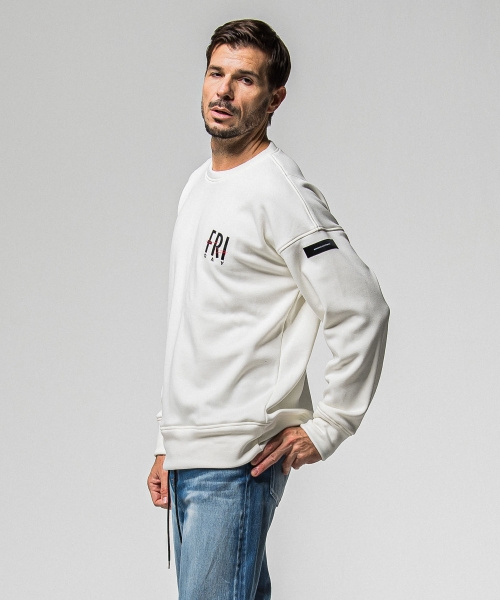 FRAIDAY standard logo  velours fleece trainer