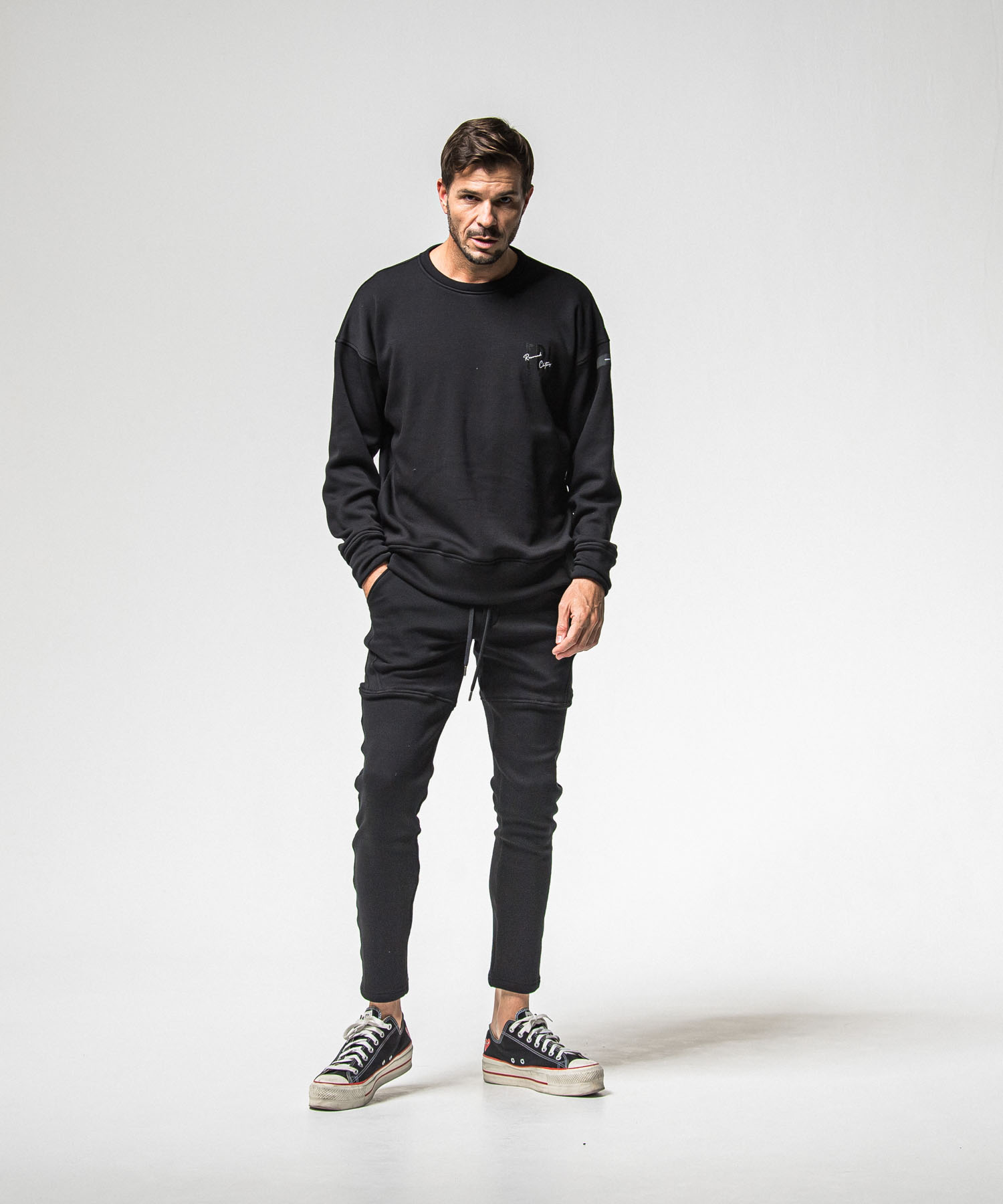 FRAIDAY standard logo  velours fleece trainer