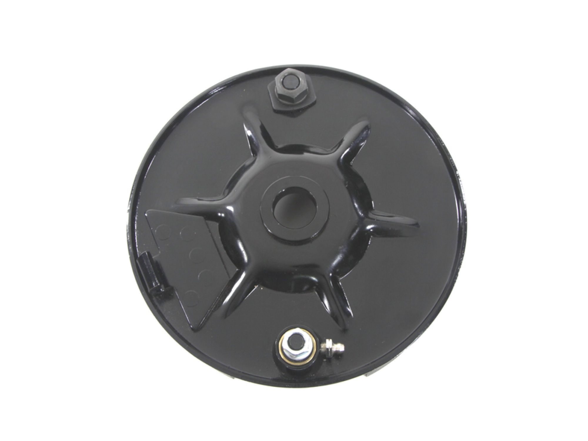 Rear Mechanical Brake Backing Plate Kit Black