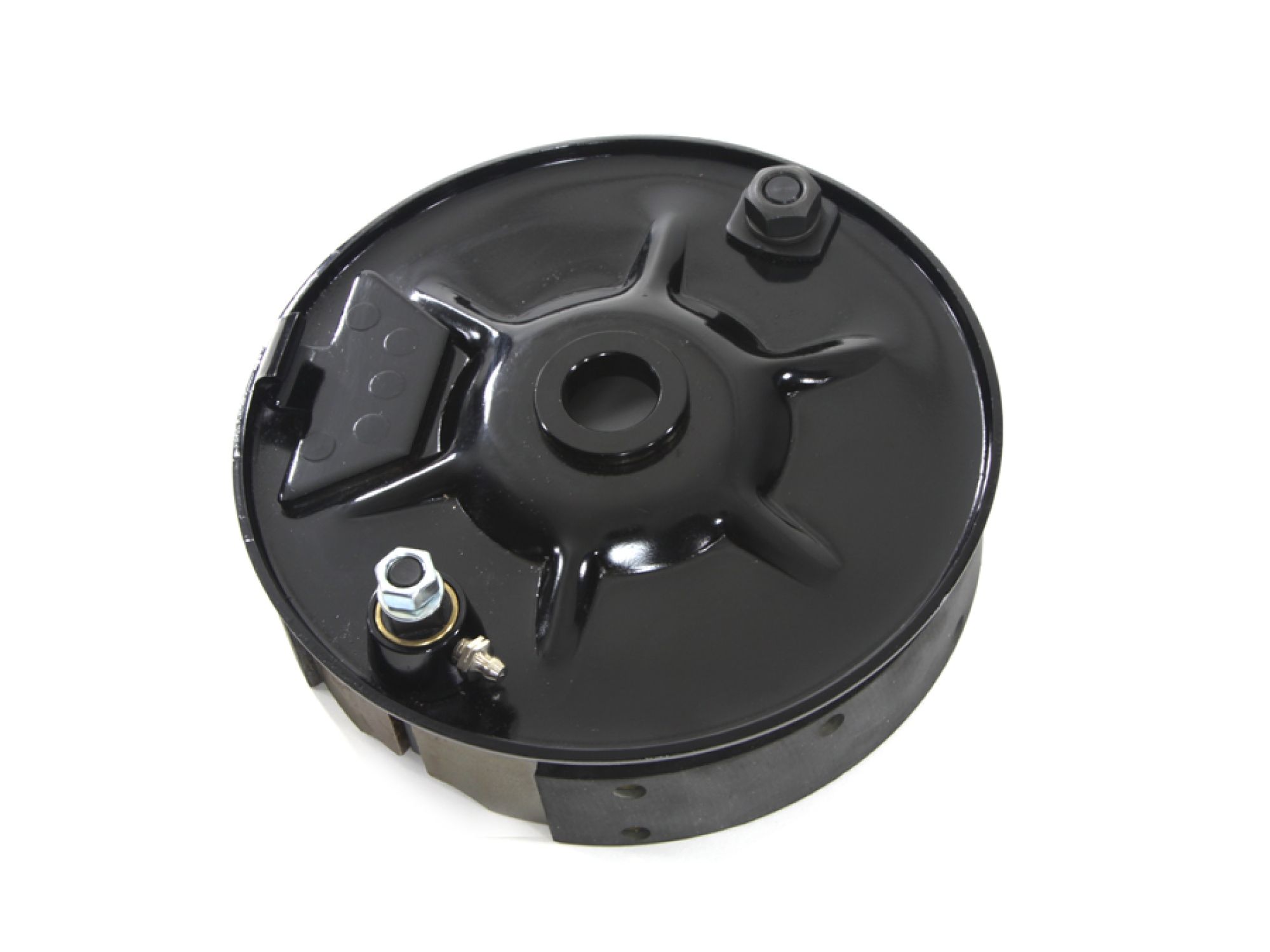 Rear Mechanical Brake Backing Plate Kit Black