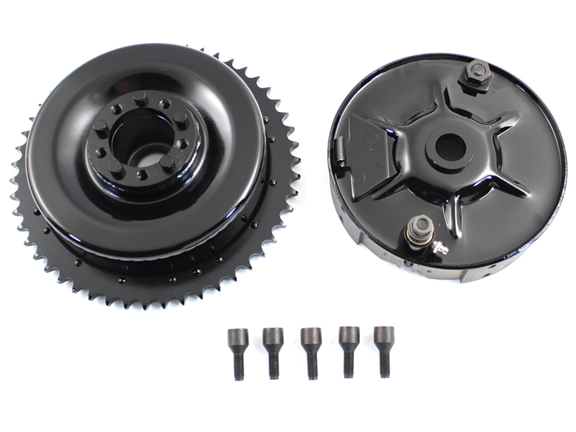 Rear Mechanical Brake Drum Kit Black