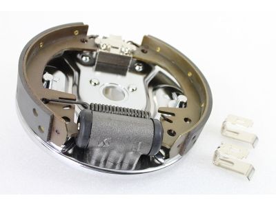 Rear Hydraulic Brake Backing Plate Kit Chrome