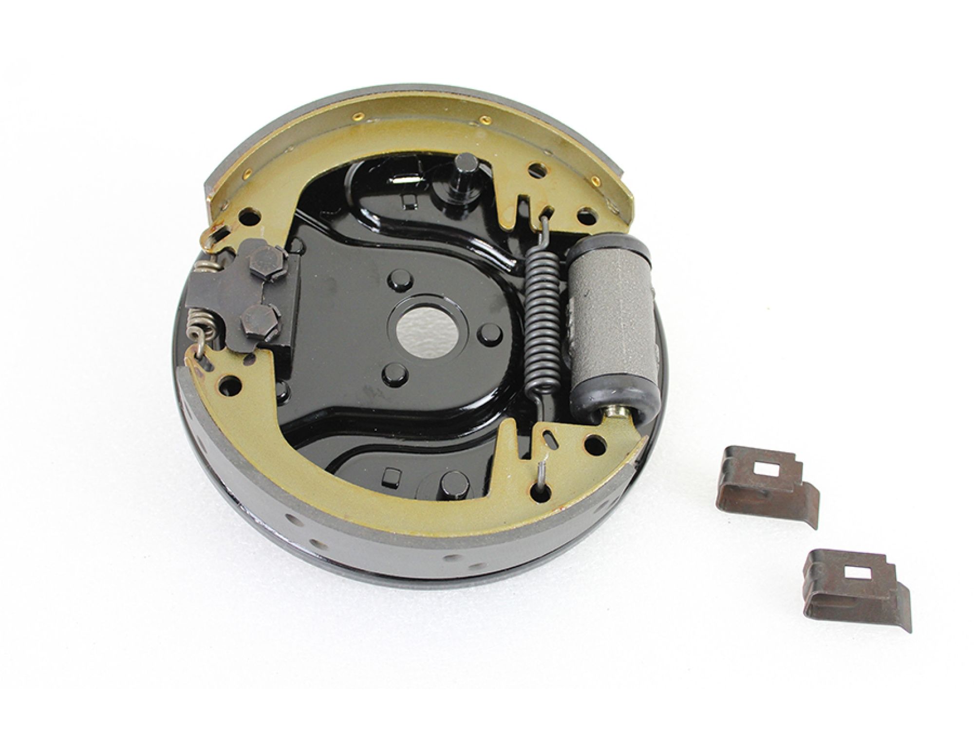 Rear Hydraulic Brake Backing Plate Kit Black