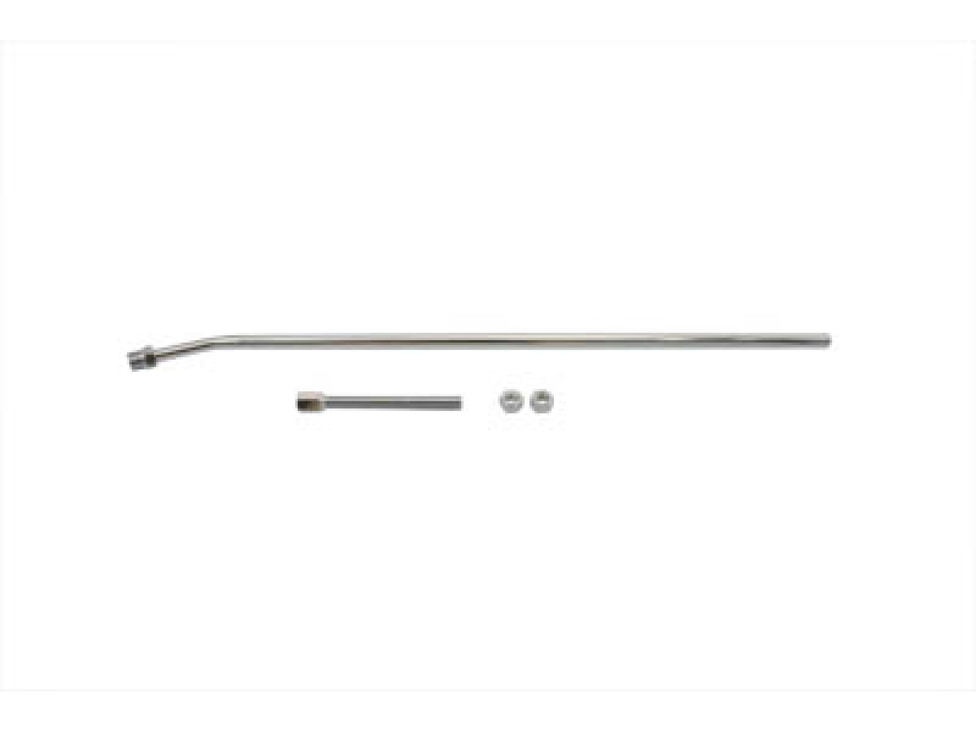 Chrome Brake Cable Tube and Adjuster Kit