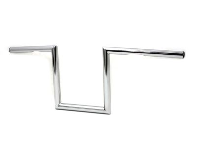 10" Z Handlebar with Indents Chrome