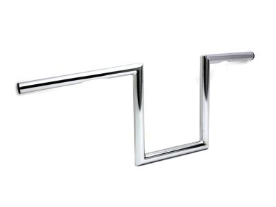 10" Z Handlebar with Indents Chrome
